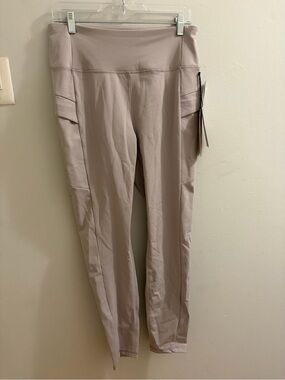 Avalanche High-Rise Cargo Leggings in Tan, size XL